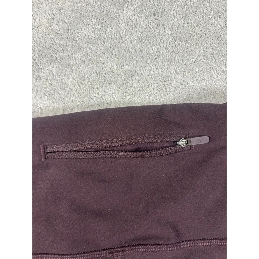 Lululemon Women's In Focus Run‎ Tight Sense Knit LW5CU9S burgundy 2